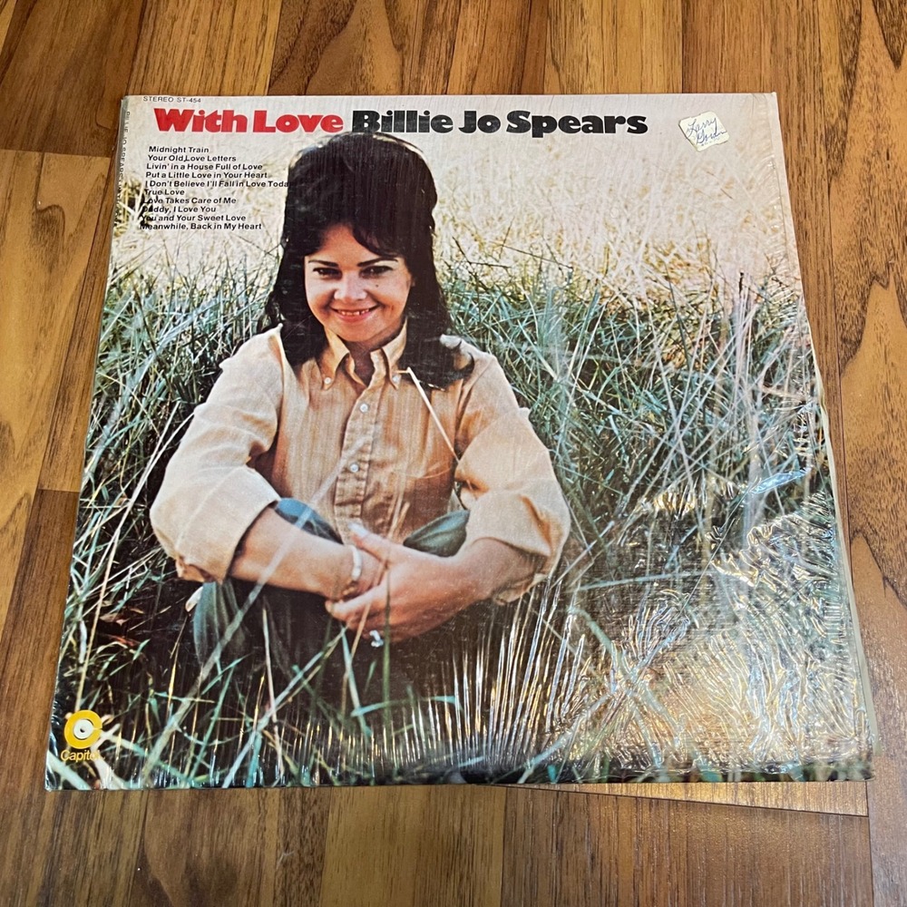 Billie Jo Spears With Love Vinyl LP 1970 Capitol ST-454 Country Midnight Train